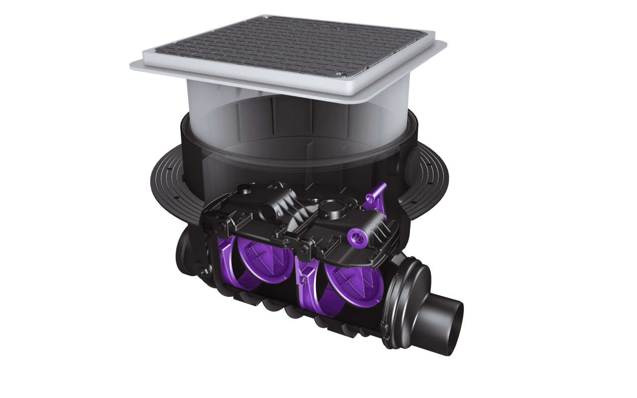 Versie voor installatie in de vloerplaat Versie voor installatie in de vloerplaat