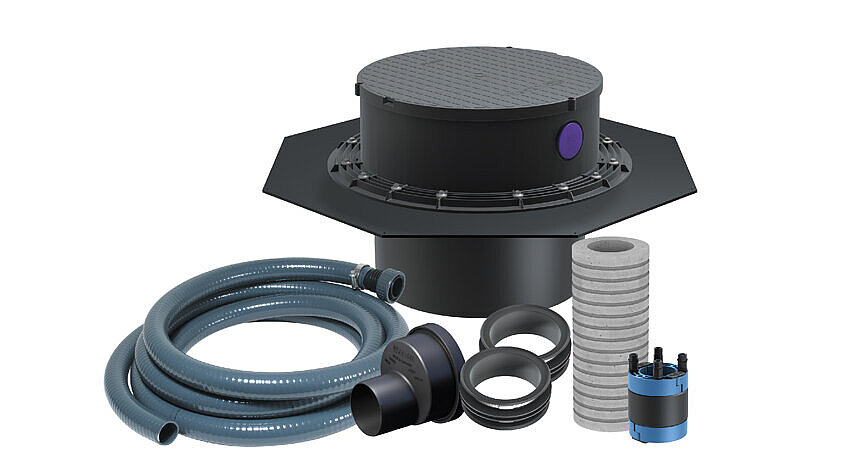 Inbouwset voor waterdicht beton Inbouwset voor waterdicht beton