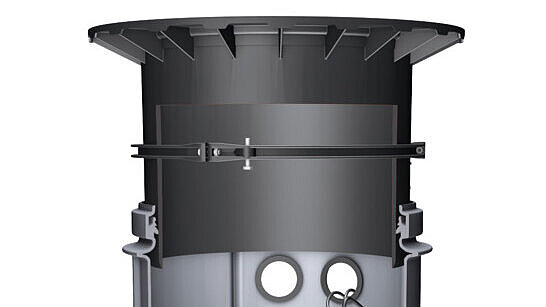 Pompstation Aquapump Medium, verstelbaar opzetstuk Pompstation Aquapump Medium, verstelbaar opzetstuk