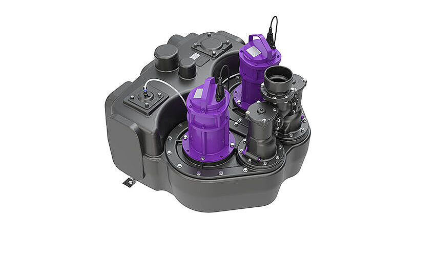 Opvoerinstallatie Aqualift L Pro Duo Opvoerinstallatie Aqualift L Pro Duo