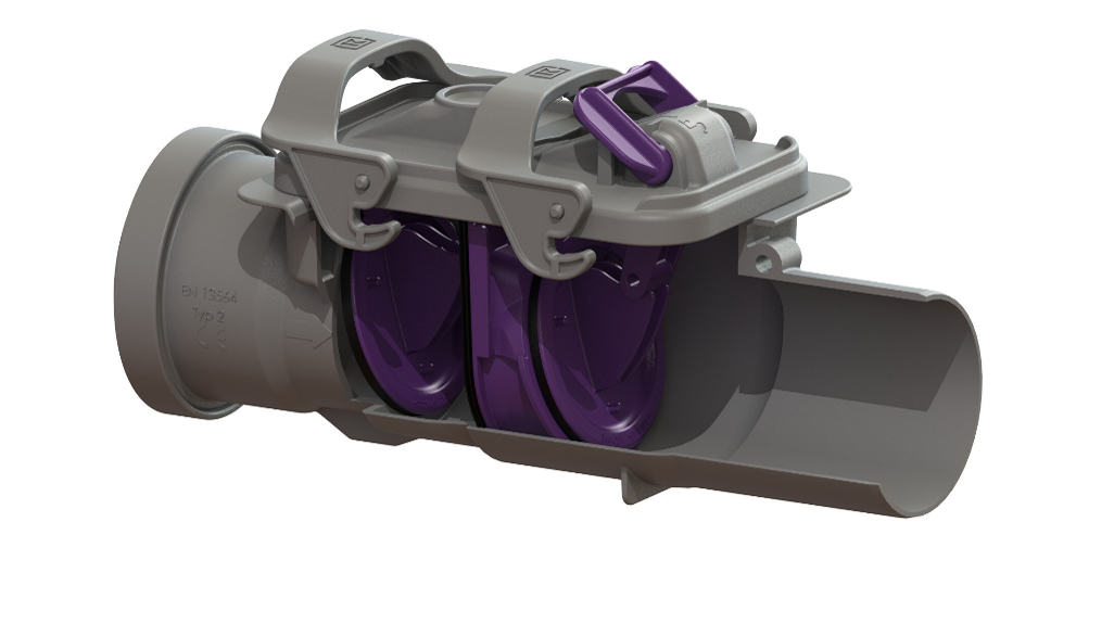 De kleine terugstuwbeveiligingen Staufix DN 50 en Staufix DN 70 voldoen aan DIN EN 13564 Type 2. De kleine terugstuwbeveiligingen Staufix DN 50 en Staufix DN 70 voldoen aan DIN EN 13564 Type 2.