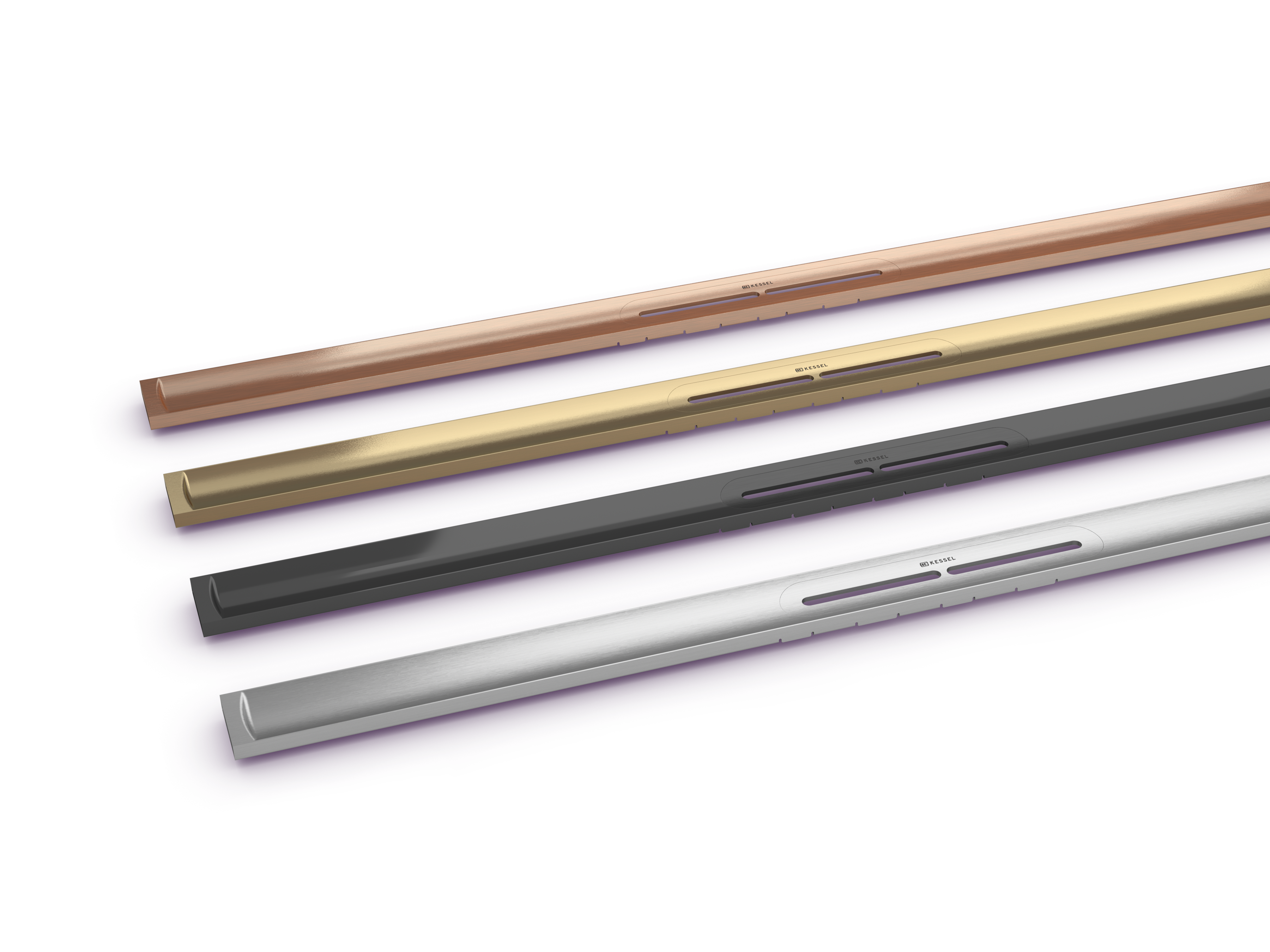 Rvs in verschillende kleuren: Copper geborsteld, Bronze geborsteld, Black geborsteld, geborsteld Rvs Rvs in verschillende kleuren: Copper geborsteld, Bronze geborsteld, Black geborsteld, geborsteld Rvs