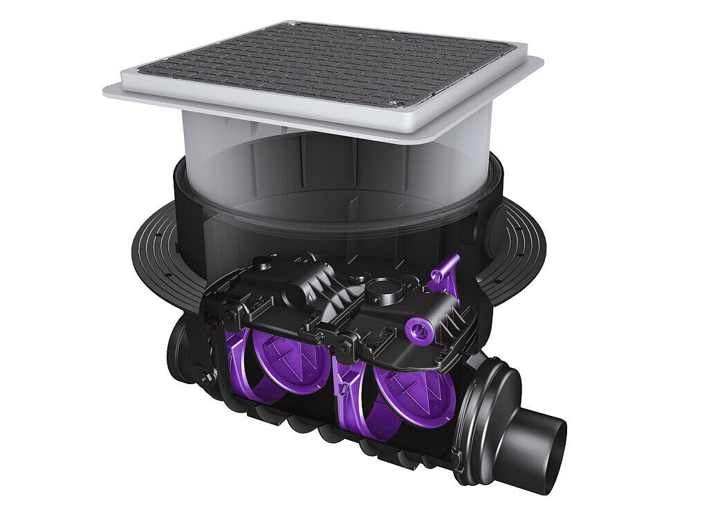 Rückstauverschluss Staufix SWA zum Einbau in die Bodenplatte Rückstauverschluss Staufix SWA zum Einbau in die Bodenplatte