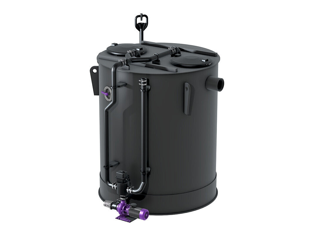 Fettabscheider EasyClean round free Auto Mix & Pump Fettabscheider EasyClean round free Auto Mix & Pump