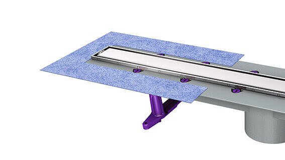 Voorgemonteerd dichtingsmanchet van een Linearis Comfort Voorgemonteerd dichtingsmanchet van een Linearis Comfort