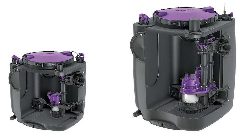 Opvoerinstallaties Aqualift S 100 en S 200 Opvoerinstallaties Aqualift S 100 en S 200