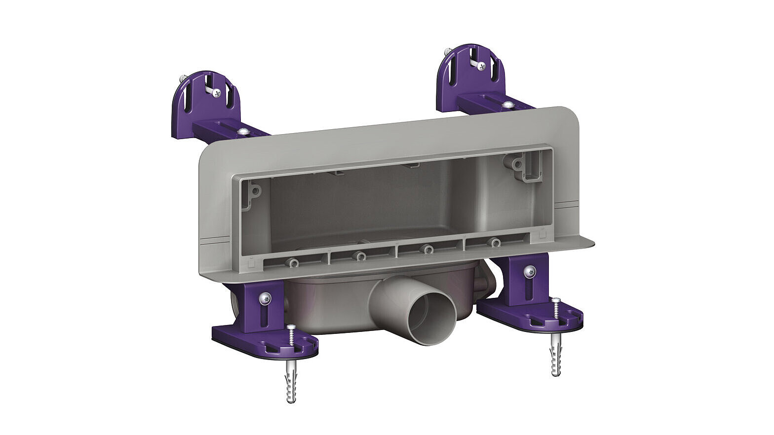 Wandafvoer Scada zonder afdekplaat Wandafvoer Scada zonder afdekplaat