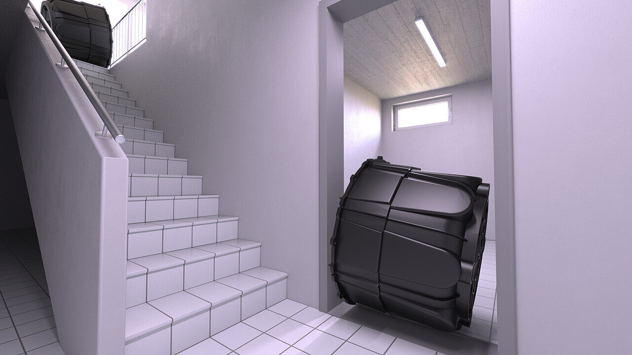 Geschikt voor kleine deuropeningen Geschikt voor kleine deuropeningen