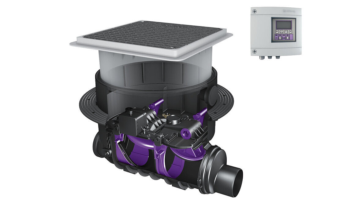 Terugstuwautomaat Staufix FKA voor vloerinbouw Terugstuwautomaat Staufix FKA voor vloerinbouw