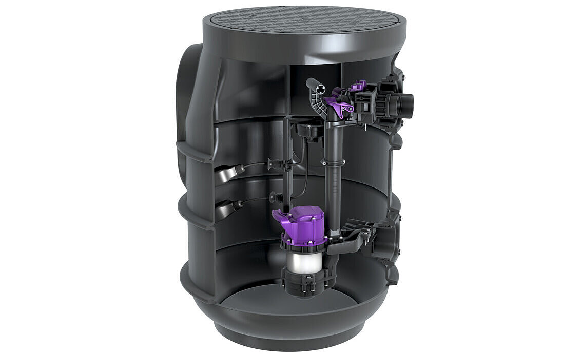 Pompstation Aquapump Small Mono met besturingskast Pompstation Aquapump Small Mono met besturingskast