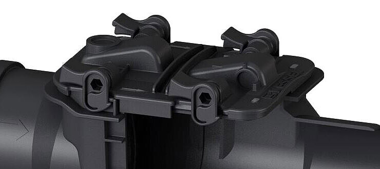 Snelspansluiting van kunststof Snelspansluiting van kunststof